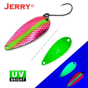 Jerry Mồi Câu Cá shengyu 2.5g 3.5g Micro muỗng UV màu sắc kim loại đúc Jig Mồi Câu Cá PAL mồi Kim Loại Spinner chub cá rô khu vực cá hồi mồi