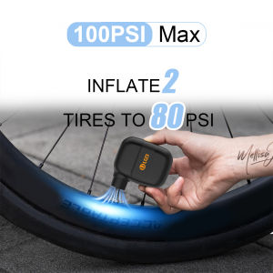 2026Enhanced Edition Mini Portable Electric Pump for Bike Cordless Tire Inflator For Bicycle Cordless Tire Presta Schrader Valve