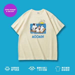 High Quality Heavyweight Short Sleeve T-Shirt Momotaro Print Casual Loose Fit Breathable Cotton Tee for Men And Women