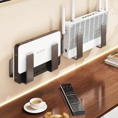 ATS | Non-Drill Wifi Router Shelf Wall Mount Bracket