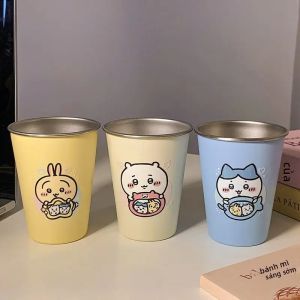 Bandai | Cốc Súc Miệng Bằng Thép Không Gỉ Dopamine Chiikawa Dễ Thương Cao Cấp Dành Cho Cặp Đôi Dùng Trong Nhà Trang Trí ACG