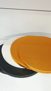 (Thickened and non-bending)8/10/12/14 inch premium cake bases/cake making mats - 5 pieces per set 1/2 inch thick oil-resistant and sturdy.