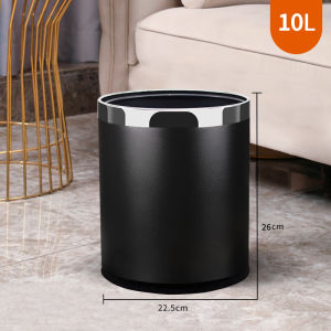 Light Luxury Stylish Double Layer Garbage Can