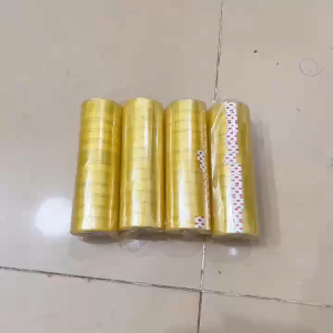 12 Cuộn băng keo trong dày 1 cm dùng để gói hoa văn phòng phẩm