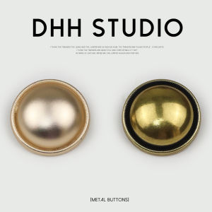 Classic Retro Mushroom Shaped Metal Button Bevelled Edge Convex Head Versatile Top Coat Jacket Waistcoat Button DHH F5-C-4550