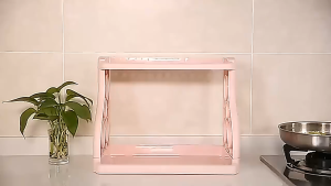 ชั้นวางเครื่องปรุง  แข็งแรงทนทาน  ประกอบ และติดตั้งได้ง่าย แบบต้องประกอบเอง รองรับน้ำหนัก 10kg ขนาด (ยาว x กว้าง x สูง)  24.5x38x31.5 cm