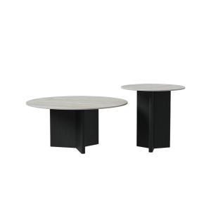 YIYOU | Italian Vintage Round Rock Plate Coffee Table
