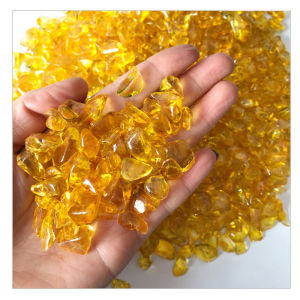 Citrine Home Decorations for Cornucopia Alloy Small Yuanbao Citrine Gravel Decorations