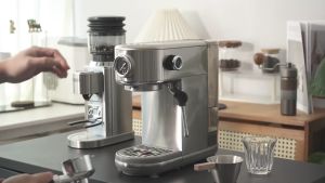 Máy xay hạt cà phê Espresso chuyên nghiệp thương hiệu Mỹ cao cấp HiBREW G7 tích hợp 48 chế độ xay từ thô đến mịn - Hàng nhập khẩu