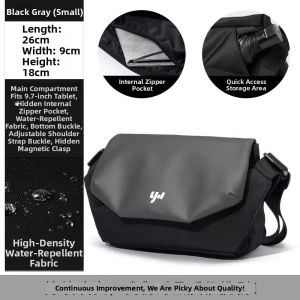 MOYYI Premium Oxford Men Crossbody Bag Waterproof Large Capacity Ipad Lightweight Messenger Bags For Outdoor Travel Cycling Side Bag