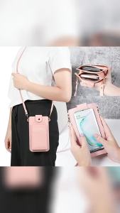 Multi-functional Cell Phone Touch Screen Clutch Bag Womens Wallet Large Capacity Travel Card Holder Passport Holder