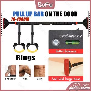 Fitness DoorWay  Pull Up Bar wigh Gloves 250kg Gym Workout Chin Up Horizontal Bars Training Bar Sport Equipment