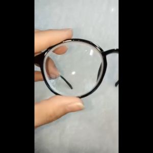 Kacamata Lensa Minus (-) (0.50-4.00) Style Kacamata Rabun Jauh Murah Cowok & Cewek Frame Oval Oversize Full Rim - FREE CASE