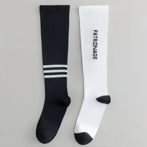 🍒(ได้รับ 2-3 วัน) 🍒จัดส่งจากประเทศไทย~ถุงเท้ากีฬาสตรีถึงเข่า ถุงเท้าโยคะผ้าฝ้ายแท้ ถุงเท้าวิ่ง