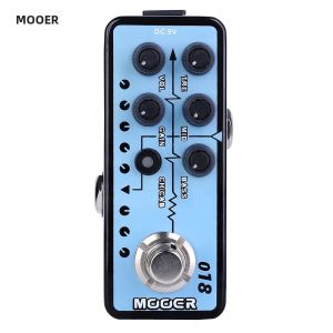 Pedal Hiệu Ứng Guitar MOOER 018 Custom 100 Với Hai Kênh EQ 3 Băng Tần & Gain Mô Phỏng Preamp Kỹ Thuật Số Và Cabinet Cho Guitar Điện