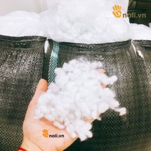 Bông gòn bi bông hạt nhồi thú 500gr - nhồi thú đan thú móc và các loại thú bông