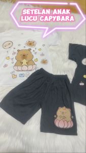 Joykids Setelan Anak Perempuan dan Laki-laki Lucu Capybara