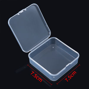 Mini Plastic Box Rectangular Box Transparent Box Packing Box Storage Box Dustproof Solid Strong Jewelry Storage Case Container