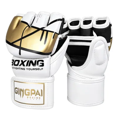 GINGPAI | ถุงมือ MMA ครึ่งนิ้ว สำหรับฝึกหัด