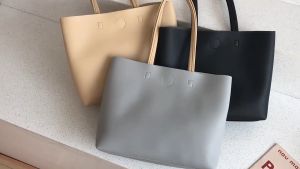 TORAS Zipper Tote Bag Premium High Capacity Womens Bag 2023 New Korean Versatile Tote Bag Student Handbag