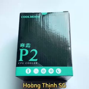 Tản nhiệt khí tản nhiệt CPU Coolmoon P2 Streamer Edition - Led 7 màu - Hoàng Thịnh SG