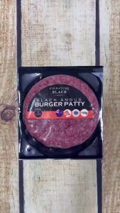 Thịt bò xay làm burger Úc đông lạnh 150g | 100% thịt bò Black Angus định hình tiện lợi - Thịt chưa nấu chín