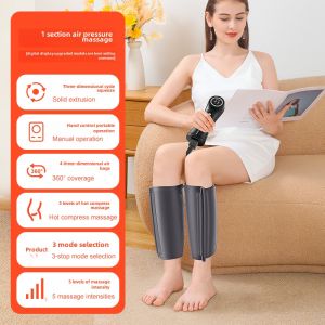 Automatic Air Wave Leg Massager Elderly Venous Curvature Pressure Massage Device Acupoint Thrombosis Treatment Leg Circulation
