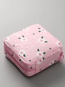 Sanitary Pads Napkin Storage Bag Large Capacity Portable Case Pouch Girl Student Cosmetic Accessory Beg Tuala Haid 卫生棉袋子