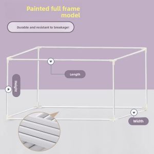 YASHU | Adjustable Thickened Bed Frame Mosquito Net Support for Dormitory Upper and Lower Bunk Beds