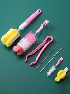 SIKAT SPONS 2IN1 PEMBERSIH SIKAT BOTOL SUSU BAYI 2 IN 1+ FREE SIKAT DOT