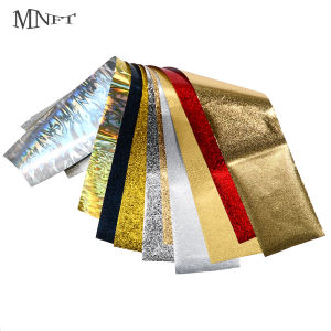 4x20cm/4x100cm Foil New Design Holographic Gold&Silver Water Ripple Heat Transfer Foil Hot Stamping Foil for Fishing Lures
