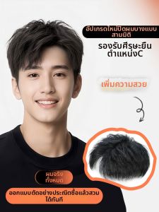 JIANGFASHIJIA | Natural Stylish Mens Wig For Top Coverage