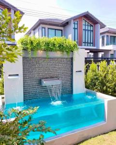 น้ำตกบ่อปลา น้ำตกหน้าบ้าน น้ำตกในสวน น้ำตกพร้อมตกแต่ง น้ำตกโมเดิร์น น้ำตกหินจริง น้ำพุ น้ำล้น