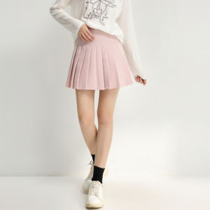 Elegant Simple Mid-Waist A-Line Short Skirt JK Style Pleated Spring New Arrival Commute Friendly Womens Fashion Skirts