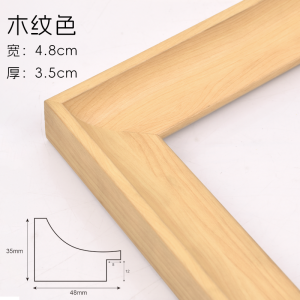 Modern Simple MonaLisa Oil Painting Frame Picture Frame Matting 30x40X40x50X70x100 Frame Home Decoration Rectangular Eco-friendly PS Material