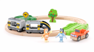 BRIO Official Store SG - Bluey Train Set (36144) Creative Kit Kids Building Wooden Train Toy Sets