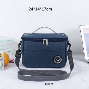 Thermal Lunch Bag | Waterproof Insulated Food Storage Box with Aluminum Foil for Hot & Cold Meals