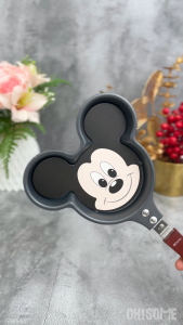 OHSOME x Disney กระทะทอดรูปทรงมิกกี้ และมินนี่เมาส์ Mickey & Minnie Muse Frying Pan