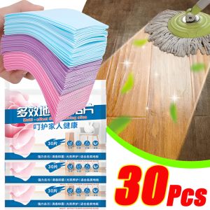 30 Pcs/Pack Floor Cleaning Sheet Carpet Bubble Wrap Concentrated Washing Powder Anti-Stain Cleaning Paper Ceramic Tile Detergent Household Cleaning Supplies