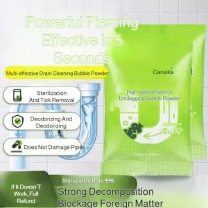 Home Strong Dredging Agent Quick-pass Toilet Cleaning Dissolving Odorless Pipe Dredging Powder Kitchen Sewer Oil Stain Cleaner