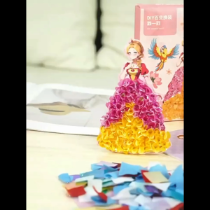 Crafts for Girls Creative Puzzle Puncture Painting for Kids Poke Art Kits for Kids Fabric Art Frenzy