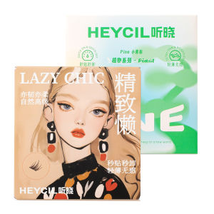 Natural Looking Adhesive Free Sunflower Fake Eyelashes Fine Cotton Stem Easy to Use Curly Thickened Artificial Fiber Eyelashes