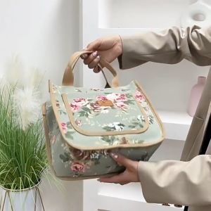 Floral Handbag Tote bag Outdoor Bag Shopping Bag Bento Bag
