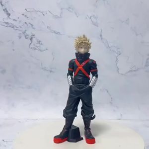 Bandai | 18cm My Hero Academia Anime Peripheral Hero Bakugou Katsuki Action Figures PVC Model Decor Collectible Statue Toy Christmas Gift