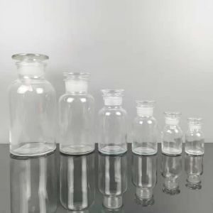 500ml Wide Mouth Thickened Sealed Glass  Tube Brown Chemical Bottle for Medicine And Snacks Storage Nordic Style Kitchen