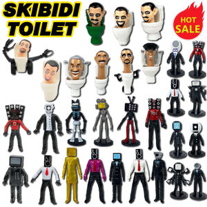 New KDL SWAT Skibidi Toilet Man Figures Anime Doll Toys TvMan Titan Cameraman Speakerman Bricks Model Toy For Kid Christmas Gift