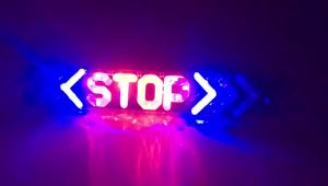 LED Motorcycle Light Flash STOP Indicator Lamp 12V Universal Moto Brake Turn Signal Driving Taillight Warning Day Plate Light