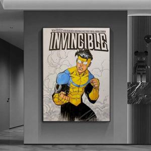Anime I-Invincible Cartoon Hot Poster Versatile HD Waterproof Wall Art Self-Adhesive Decor for Any Space Ideal Gift