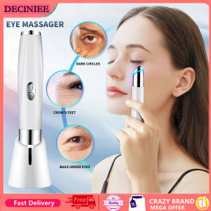 DECINIEE Eye Massager Pen Blue Light Anti Wrinkle Eye Massage Pen Hot Compress 5 In 1 Eye Wrinkle Beauty Care Device:Eye Dark Circles Eye Bags Puffiness Skincare Tool