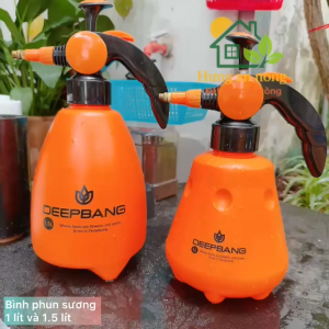 Bình xịt tưới cây cầm tay 1L 1.5L nhựa cao cấp DEEPBANG vòi đồng bền chắc phun sương điều chỉnh tia chăm sóc cây cảnh